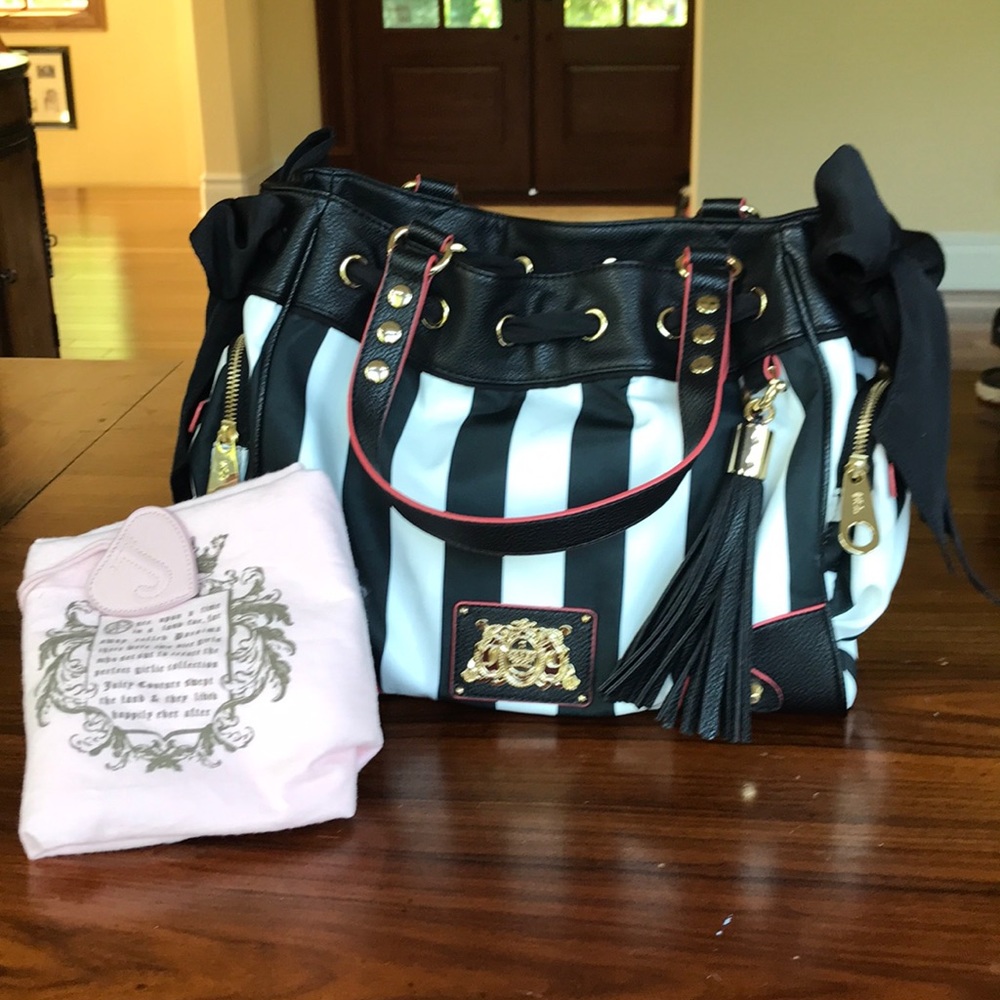 NEW! Juicy couture zebra purse